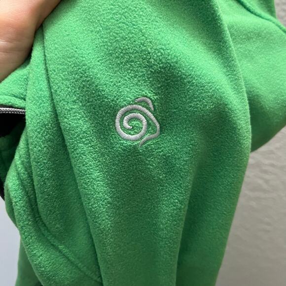NWT Craghoppers Corey Microfleece Half Zip Pullover Green XL Midlayer Hiking - Picture 10 of 10